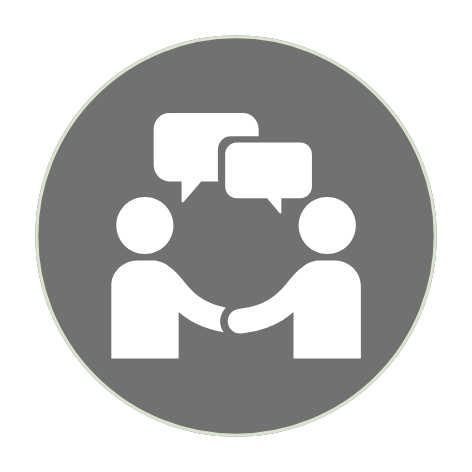 Icon Gespräch