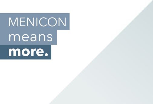 Menue-Kachel Menicon means more