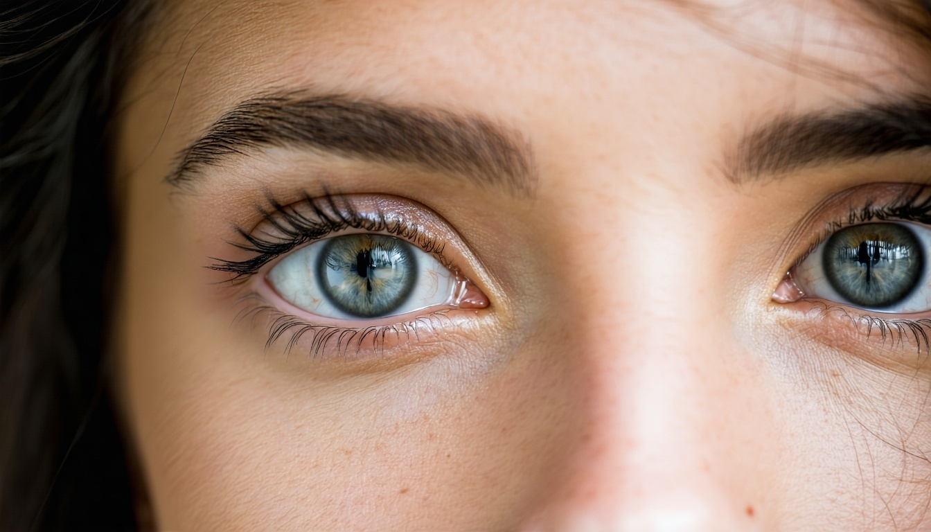 auge einer frau in nahaufnahme